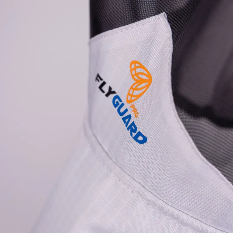 Shires FlyGuard Pro Sun Shade Fly Mask with Ears and Nose - White-2