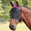 Shires FlyGuard Pro Deluxe Fly Mask with Ears - Black Cherry