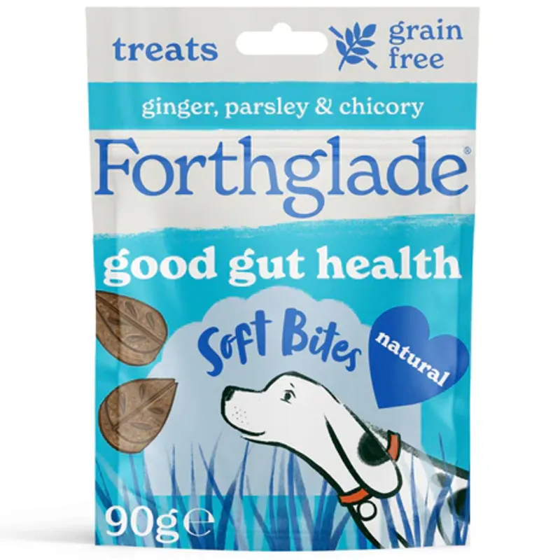Forthglade Digestive Health Natural Soft Bite Dog Treats - Parsley