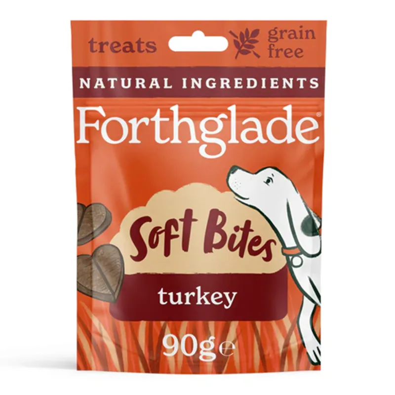Forthglade Natural Soft Bite Dog Treats - Turkey