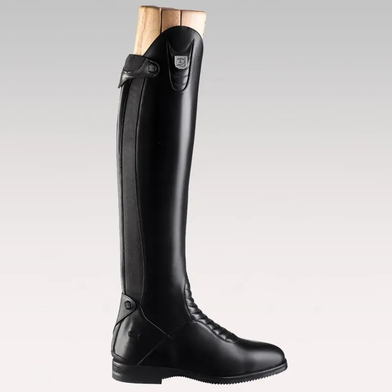 Tucci Harley Tall Unisex Riding Boots - Short Leg - Black-1