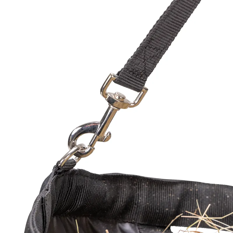 FreeGraze Deluxe Front Web Hay Bag - Black-3