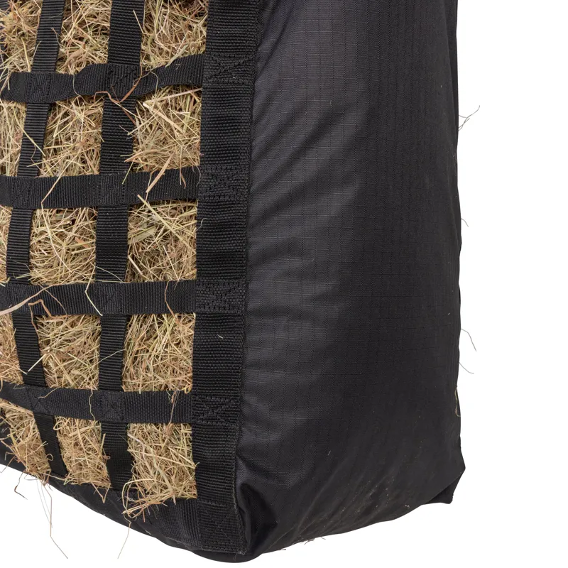 FreeGraze Deluxe Front Web Hay Bag - Black-5