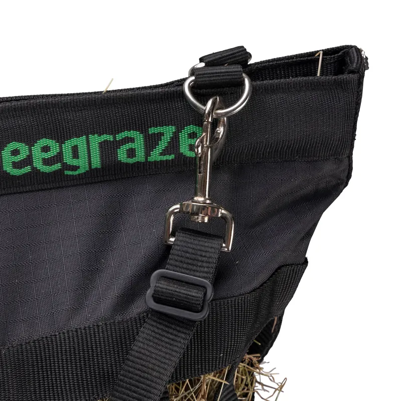 FreeGraze Deluxe Web Hay Bag - Black-1