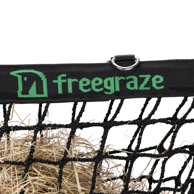 FreeGraze Deluxe Hay Net - Black-4