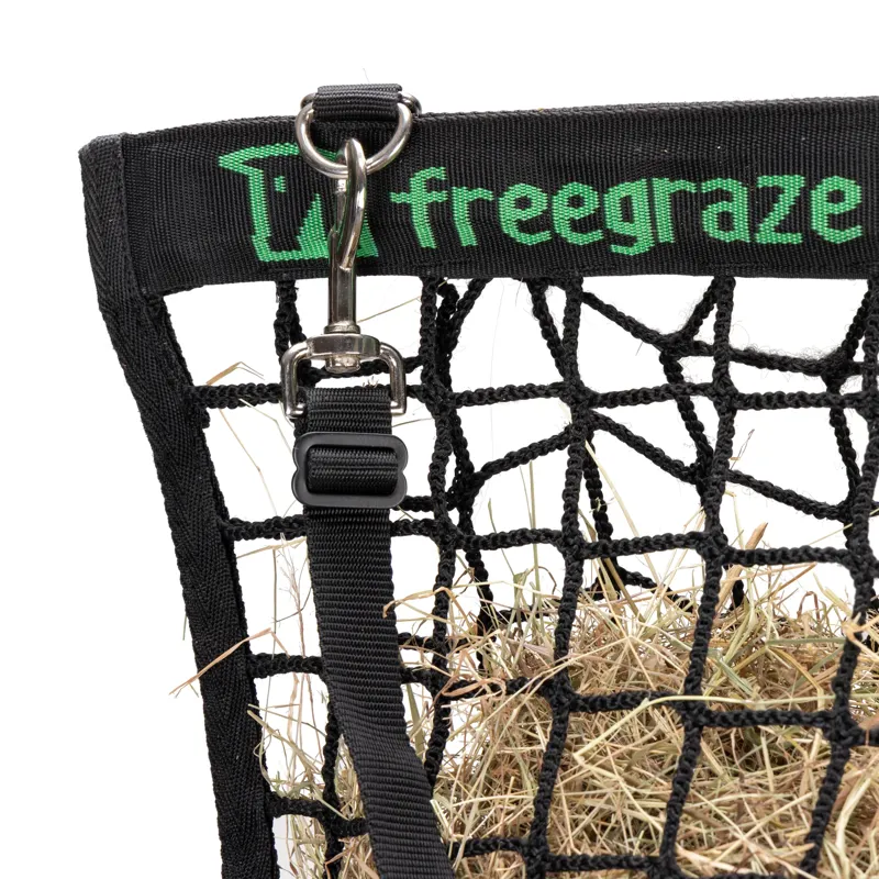 FreeGraze Deluxe Hay Net - Black-7