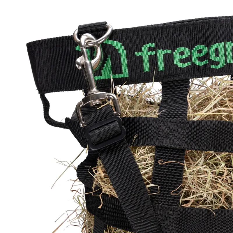 FreeGraze Slow Feed Web Hay Bag - Black-4