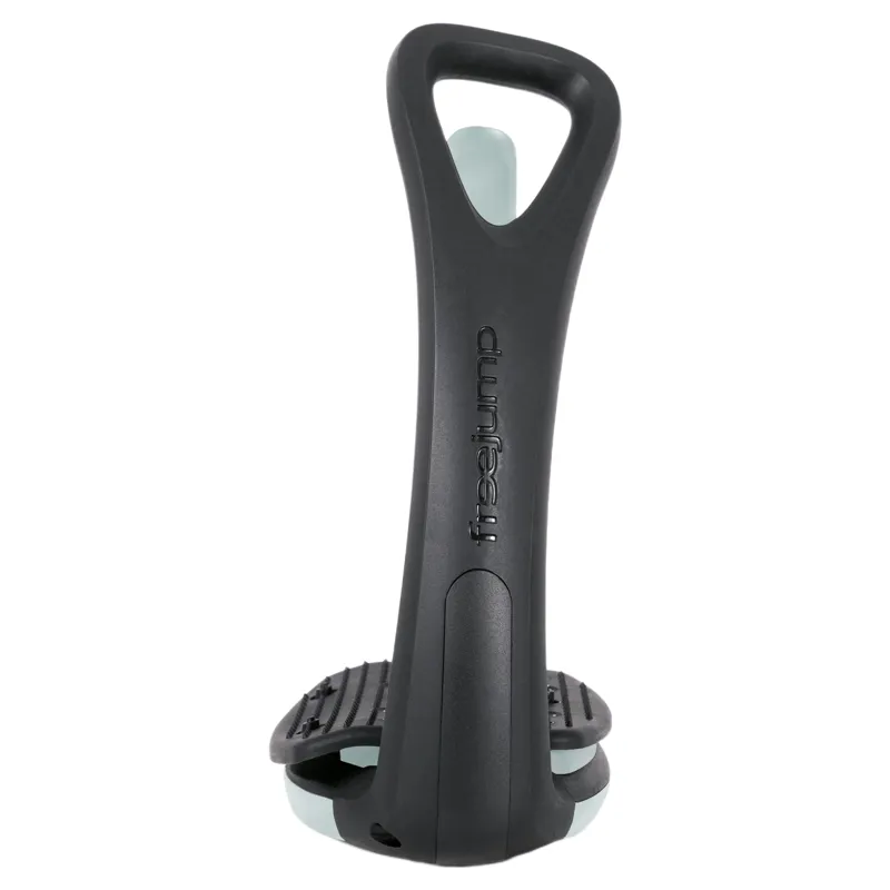 Freejump SoftUp Pro Stirrups -  Black/Ice Grey-3