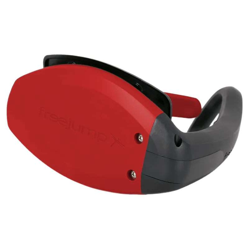 Freejump SoftUp Pro Stirrups -  Black/Hot Pepper Red-4