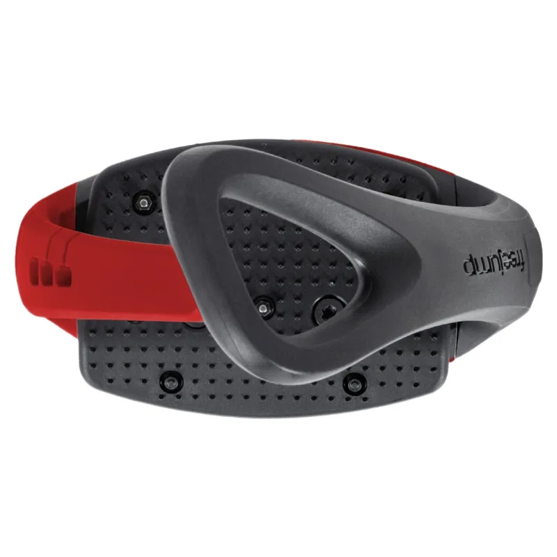 Freejump SoftUp Pro Stirrups -  Black/Hot Pepper Red-3