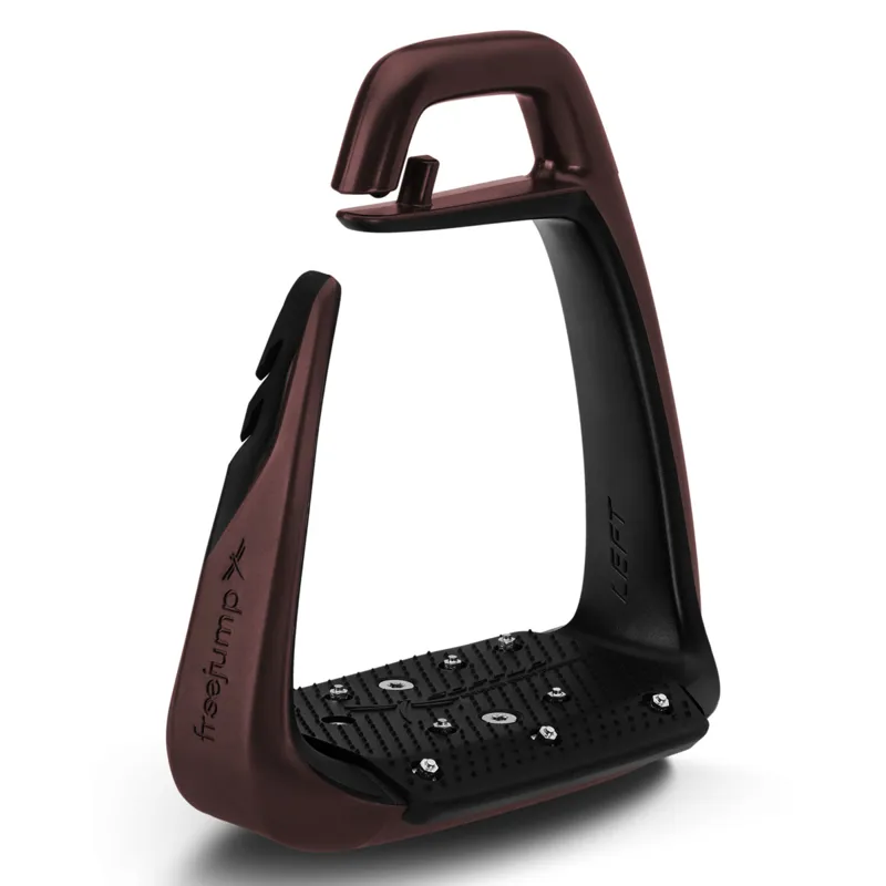 Freejump SoftUp Classic+ Stirrups - Pearl Copper/Black