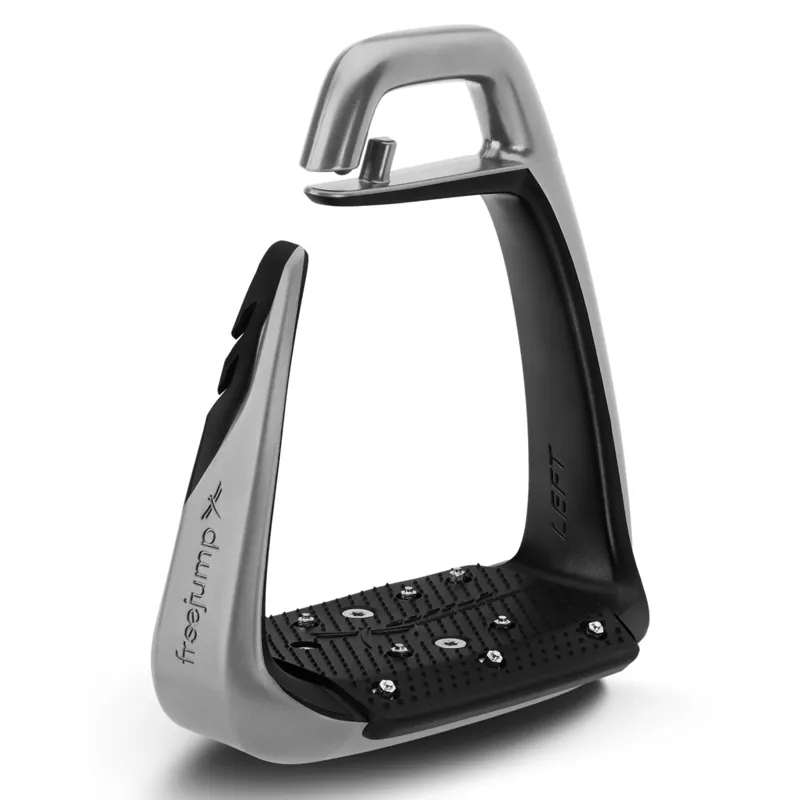Freejump SoftUp Classic+ Stirrups - Silver/Black