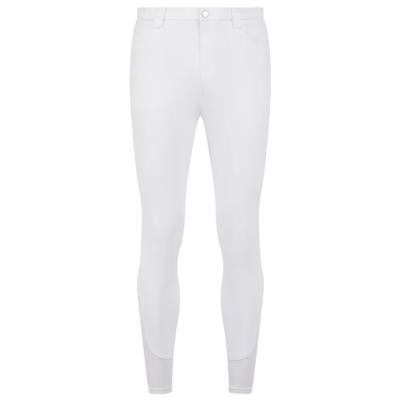 LeMieux Sports Full Grip Competition Mens Breeches - White-1