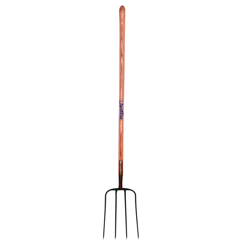 Fynalite Ash Long Handle 4-Prong Manure Fork
