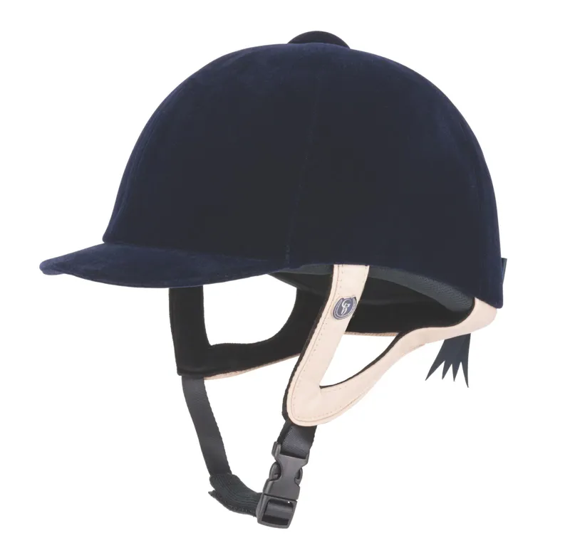 Gatehouse Jeunesse Velvet Riding Hat - Navy