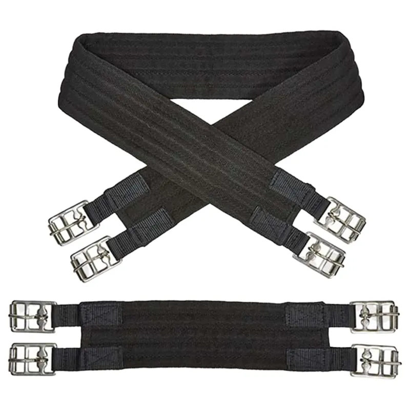 Elico Essentials Padded Web Girth - Black