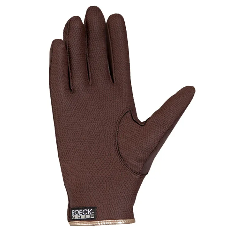 Roeckl Julia Adults Winter Riding Gloves - Mocha-1