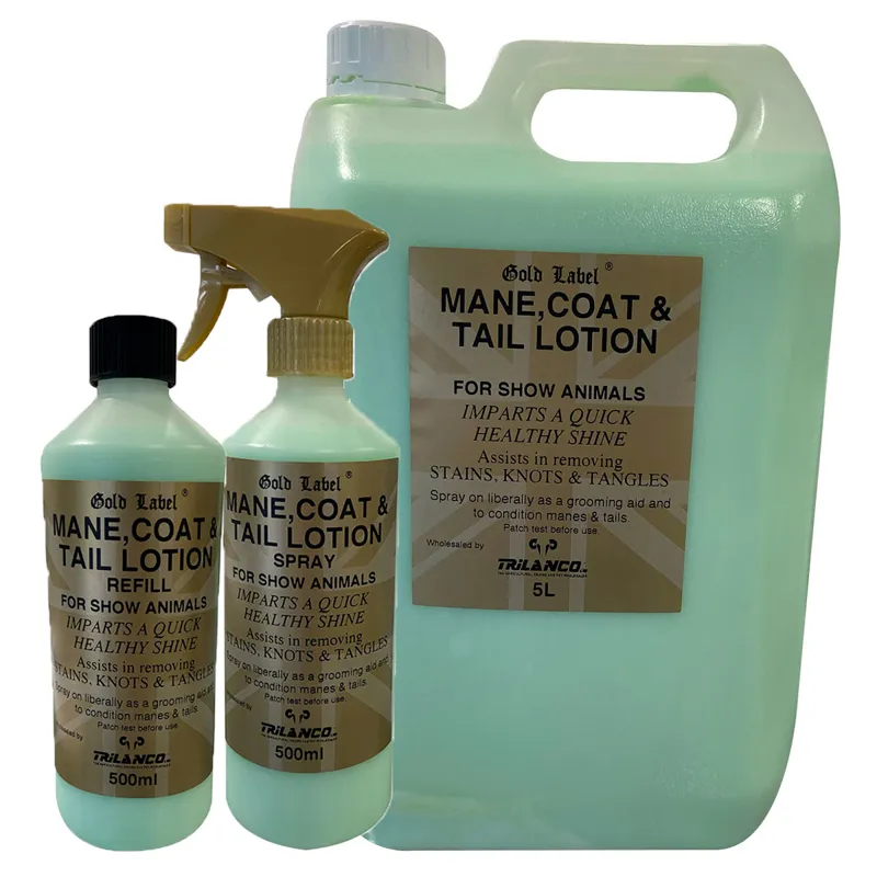 Gold Label Mane Coat and Tail Lotion