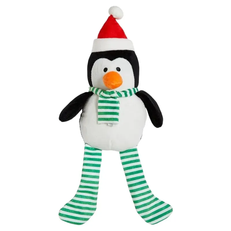 Good Boy Crinkle Legs Christmas Penguin Dog Toy