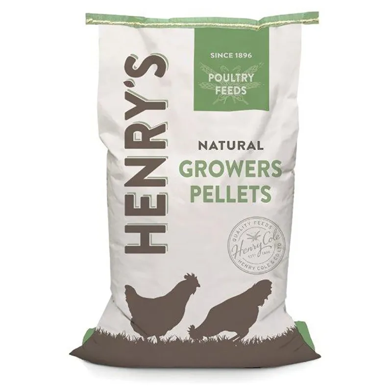 Henrys Poultry Growers Pellets - 20kg