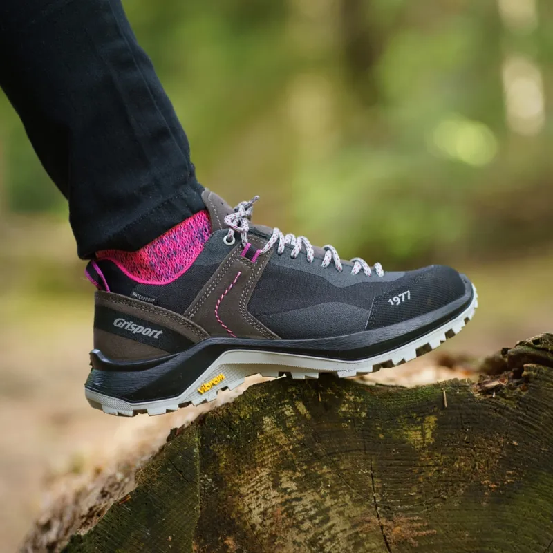 Grisport Trident Ladies Walking Shoes - Grey-4