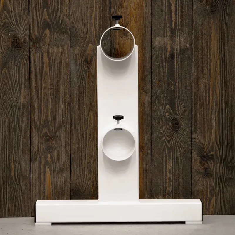 Grooming Deluxe Aluminium T Cavaletti Set of 2 - White-3