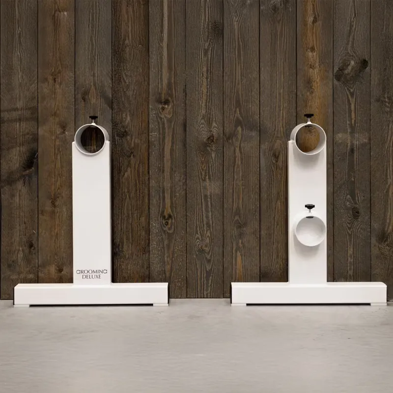 Grooming Deluxe Aluminium T Cavaletti Set of 2 - White