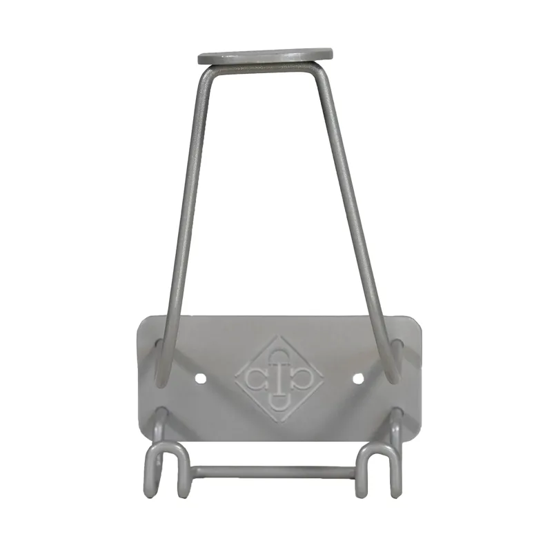 Kentucky Grooming Deluxe Hat Holder with Hooks - Silver