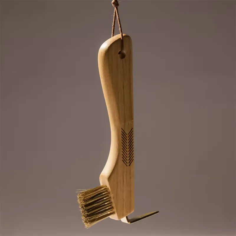 Grooming Deluxe Hoof Pick with Metal Bristles-2