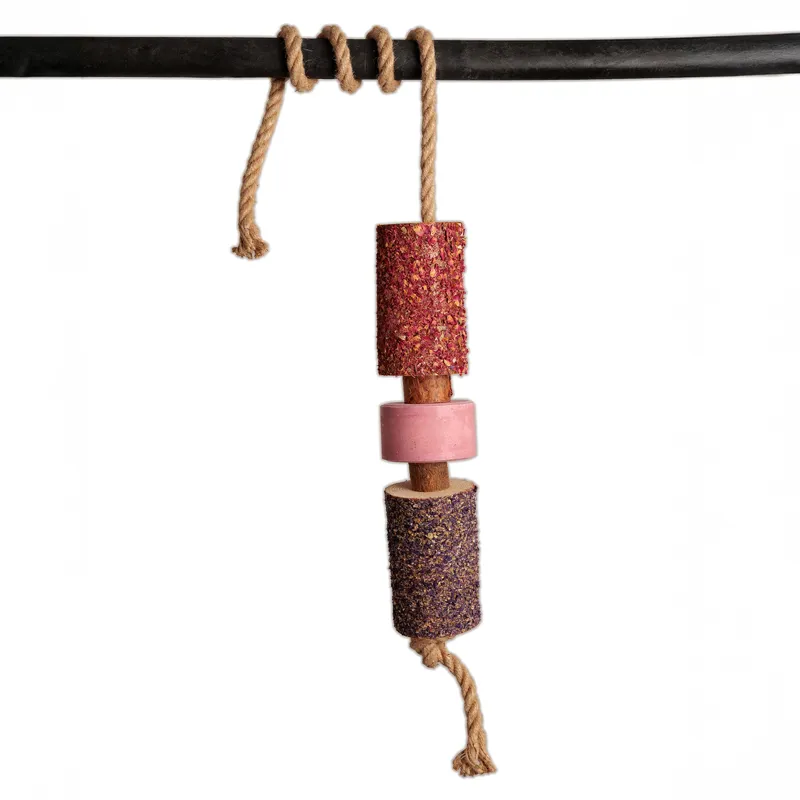 Grooming Deluxe Wooden Relax Horse Toy with Salt Lick - Sammy