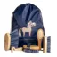 Grooming Deluxe Sammy Junior Brush Bag Set - Navy