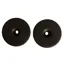 Grooming Deluxe Silicone Bit Rings 2 Pair - Black
