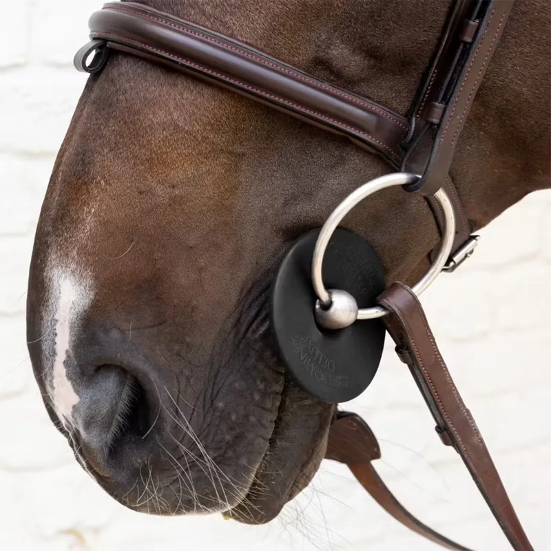 Grooming Deluxe Silicone Bit Rings 2 Pair - Black-1