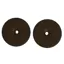 Grooming Deluxe Silicone Bit Rings 2 Pair - Brown