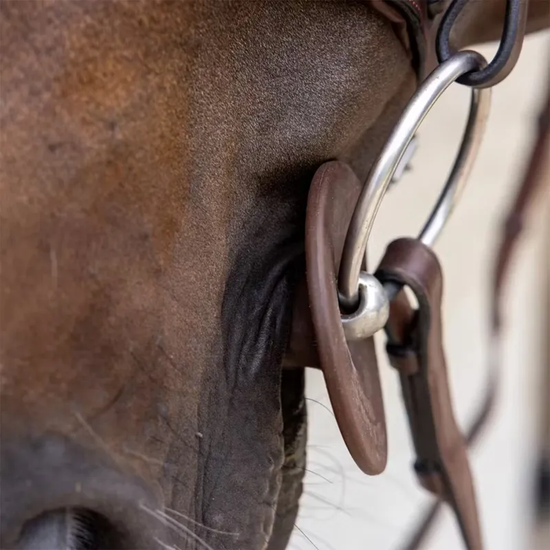 Grooming Deluxe Silicone Bit Rings 2 Pair - Brown-2