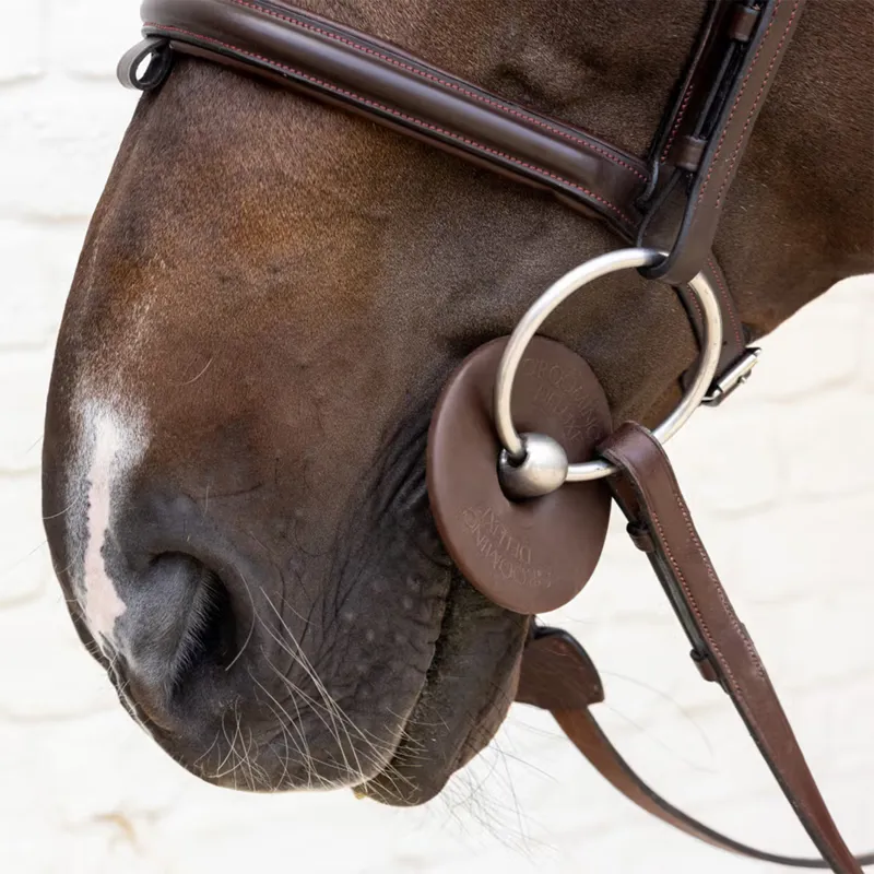 Grooming Deluxe Silicone Bit Rings 2 Pair - Brown-1