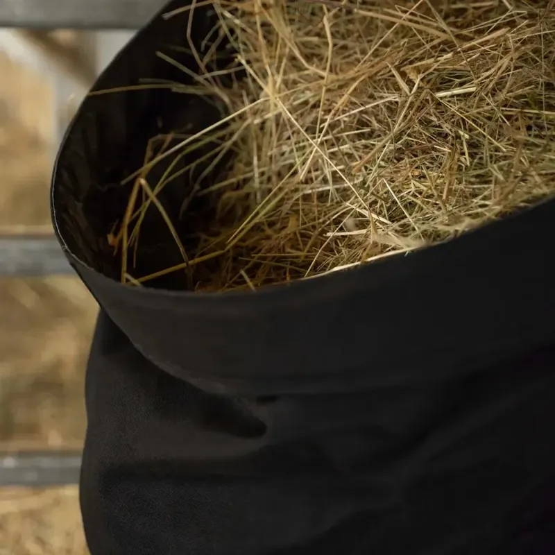 Grooming Deluxe Straight Hay Bag - Black-3