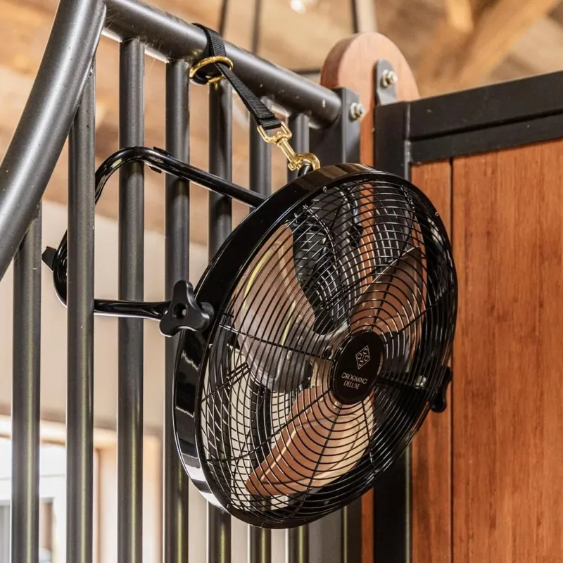 Grooming Deluxe Wireless Fan with Battery and Charger - Black-6