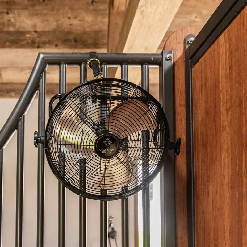 Grooming Deluxe Wireless Fan with Battery and Charger - Black-7