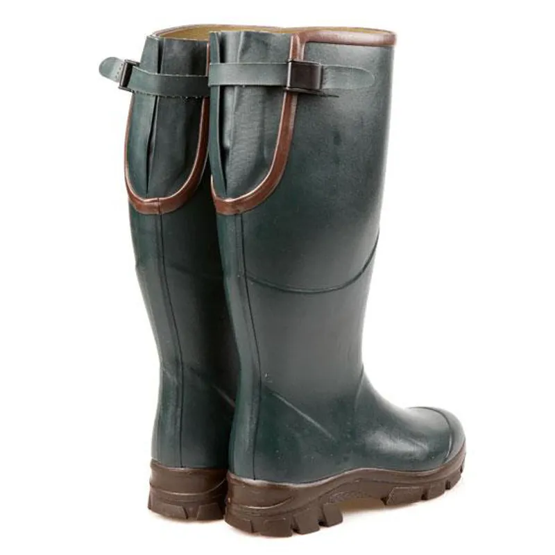 Gumleaf Viking Vent Gusset Wellington Boots - Green-1