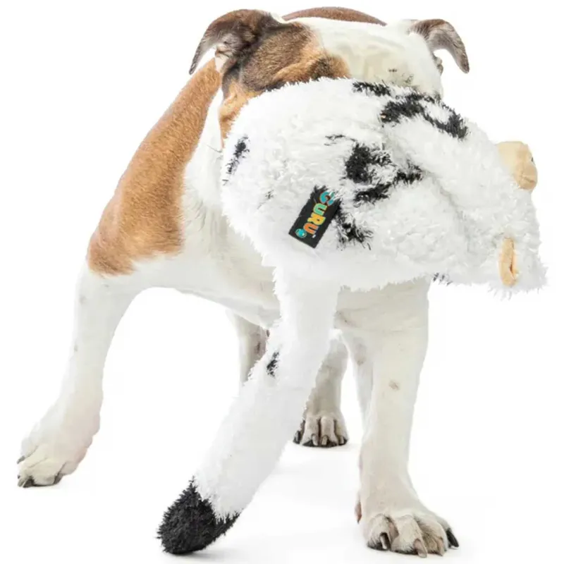 GURU Hide-A-Tail Dog Toy - Cow-6