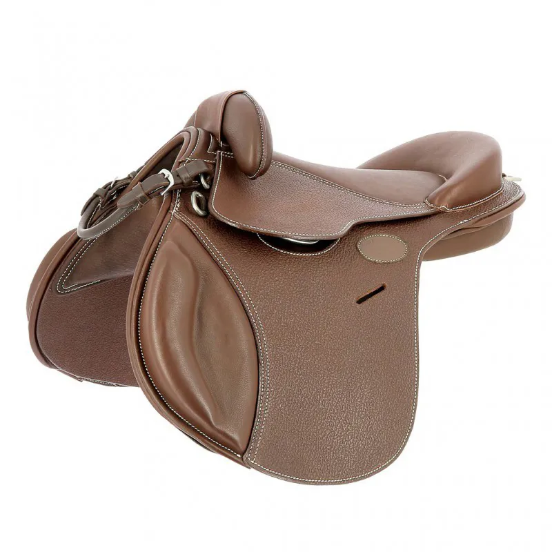 Guy Cantin Evolution Education Treeless Pony Saddle - Havana
