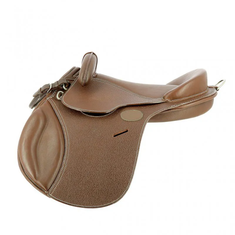 Guy Cantin Evolution Education Treeless Pony Saddle - Havana-1
