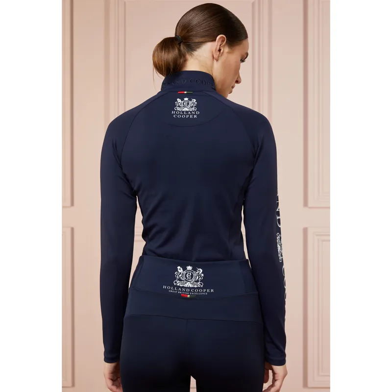 Holland Cooper Long Sleeve Ladies Base Layer - Ink Navy-1
