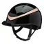 Charles Owen Halo Riding Hat - Black Gloss/Rose Gold