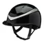 Charles Owen Halo Riding Hat - Black Gloss/Platinum