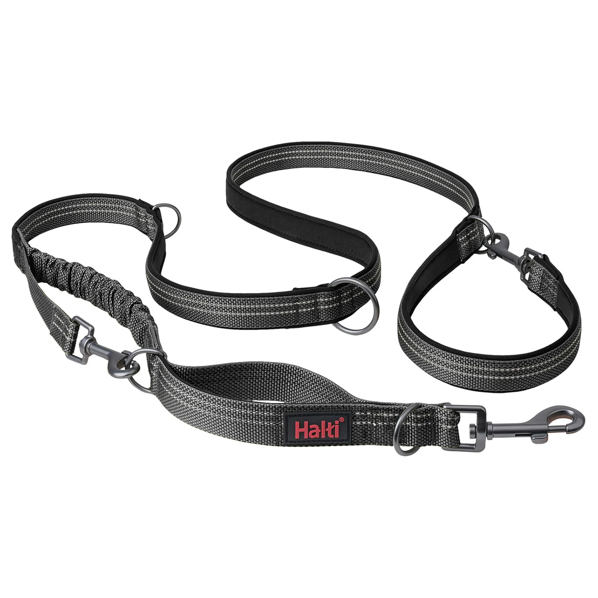 Halti Anatomy Multi Dog Lead Grey - Main Image