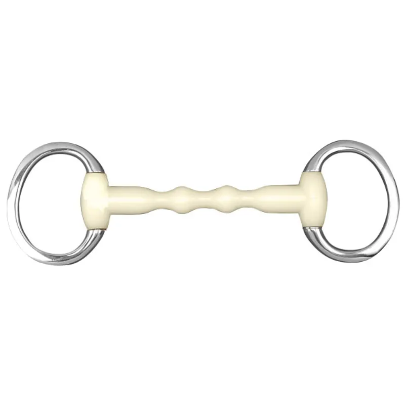 Happy Mouth HB2217 Straight Bar Eggbutt Bradoon Bit