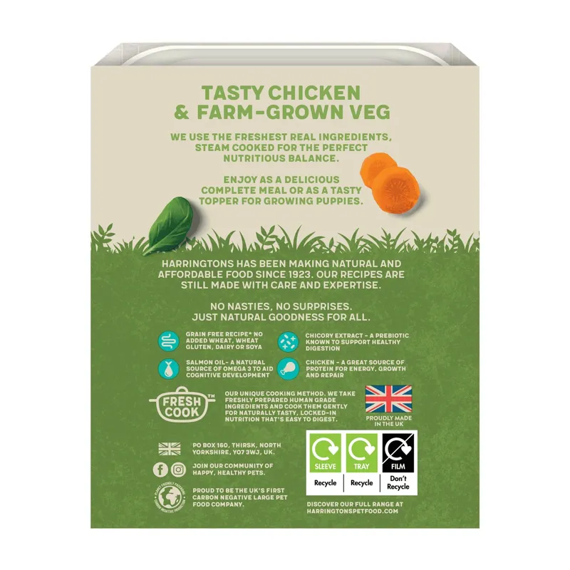 Harringtons Puppy Chicken with Potato and Vegetables Wet Food-1