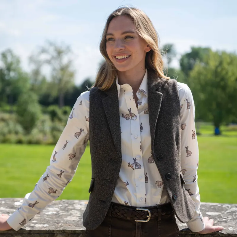 Toggi Harrow Ladies Waistcoat - Russet Tweed-3